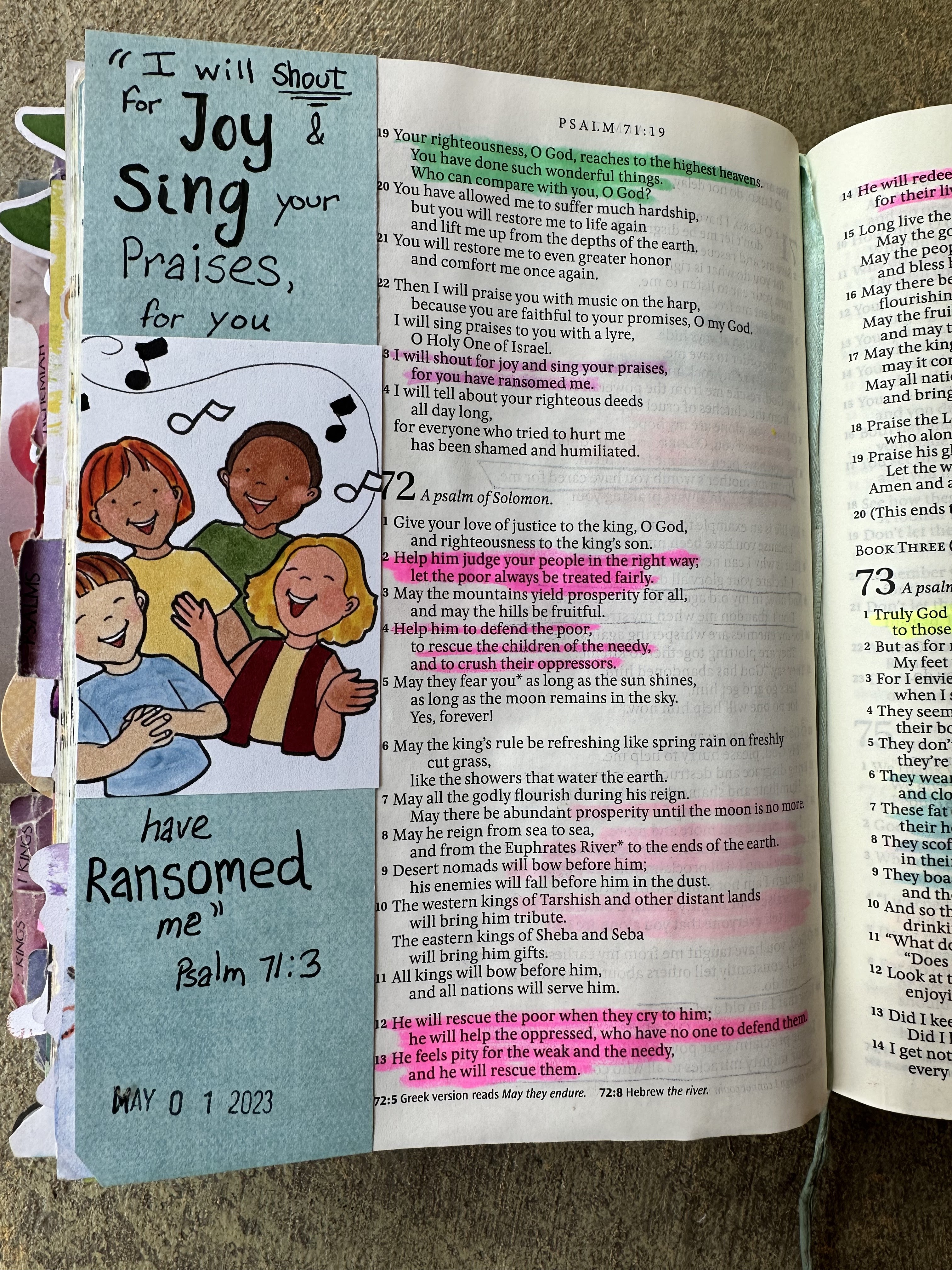 Amy's Creative Pursuits: Creative Bible Journaling - May Pages